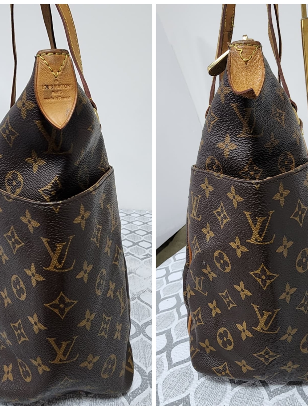 LOUIS VUITTON Totally GM Monogram Canvas Shoulder Bag Brown - Picture 8 of 16